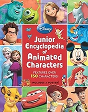 Junior Encyclopedia of Animated Characters Hardcover Disney Book