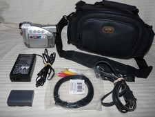 LEGGI DESCRIZIONE Canon ZR50 ZR50MC MiniDv Mini Dv Stereo Videocamera Lettore Videoregistratore