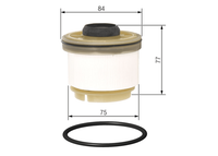 Kraftstofffilter FüR Fiat Isuzu Mitsubishi Toyota Lexus Fullback Pick-Up D-MAX