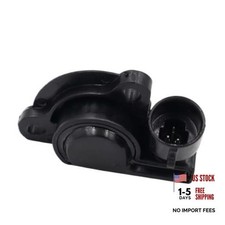 Car Throttle Position Sensor, TPS Gas Pedal Position Sensor, Car 1PCS Black