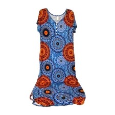 Nwt Grecerelle Multi Colored Bohemian Full Length Dress Large
