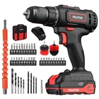 Cordless Drill Set 20v/2.0ah Electric Power Drill Torque 45n.m 25+1 Torque Setti