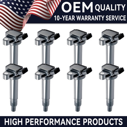 8X New Ignition Coil For Lexus GS430 Toyota Tundra Sequoia V8 90919-02230 UF230