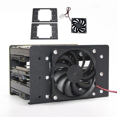 Space Saving Metal Fan 3.5in Hard Disk Mounting Bracket For Enhances Ventilation