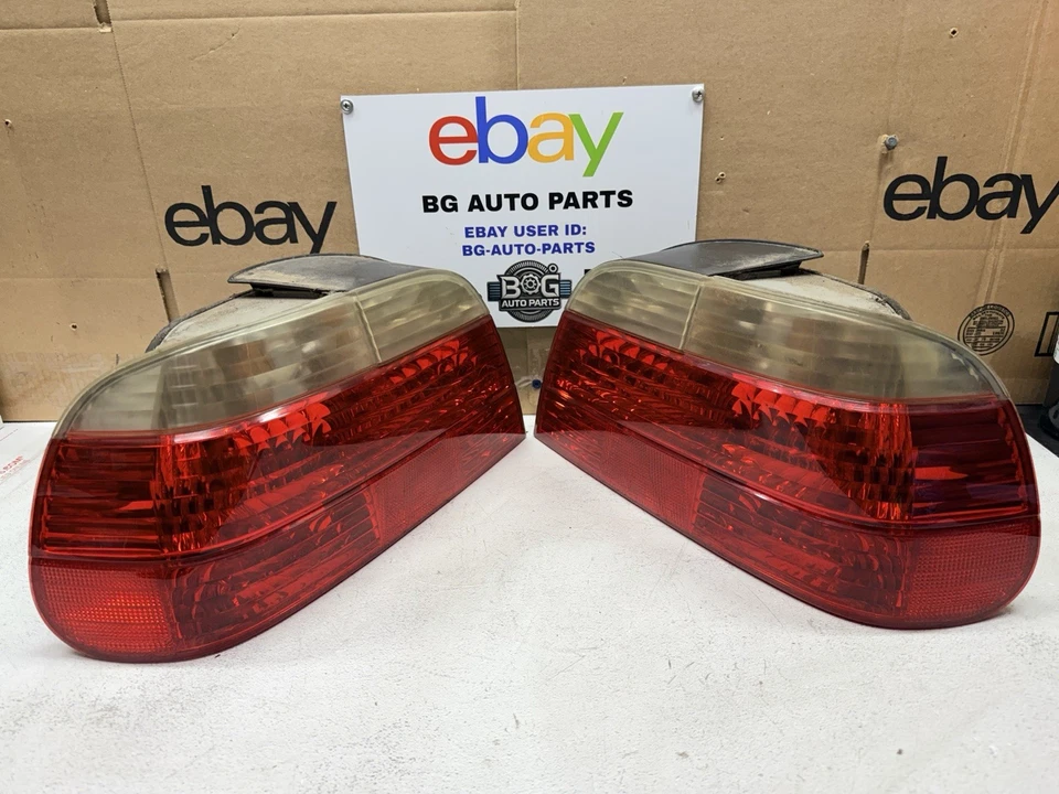 1995-2001 BMW E38 740i 740iL 750iL Rear Tail Light Set Left & Right OEM Genuine - Image 4 of 4