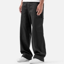 New with tags Blacktailor mens black chino straight leg cargo pants