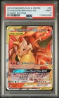 2019 Pokemon Sun & Moon Cosmic Eclipse Braixen GX Charizard #22 PSA 9