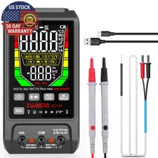 USB Charging Smart Digital Multimeter 9999 Counts Large Screen AC DC Current Vol