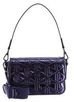 Lacoste Flap Crossover Bag UmhäNgetasche Tasche Shiny Dark Blue Dunkelviolett