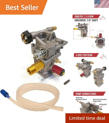 #ad High Performance 2600PSI Pressure Washer Pump with Thermal Valve for Karcher $208.49