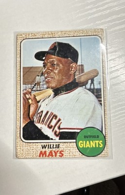 1968 Topps - Willie Mays #50- poor condition