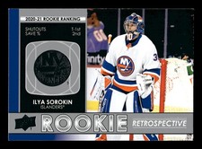 2021-22 Upper Deck #RR-15 Ilya Sorokin Rookie Retrospective