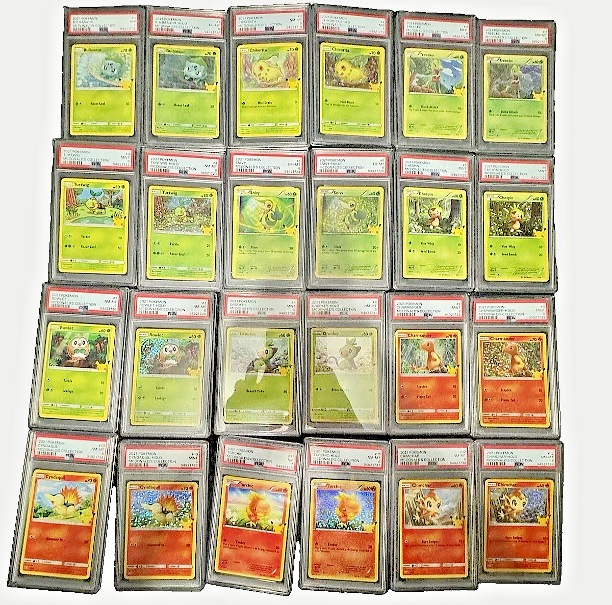 2021 Pokemon Mcdonalds Collection 25th Anniversary Graded Set-Pick Your Card!
