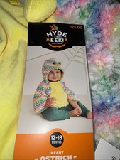 Infant OSTRICH Bird Halloween Costume 12-18 Months Pullover Warm NEW Hyde Eek