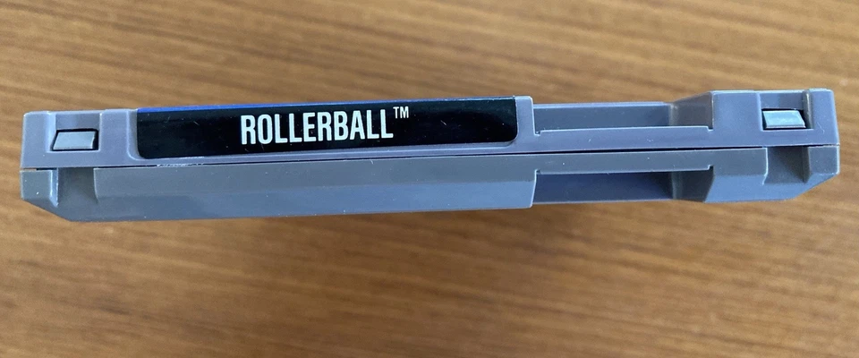 NES ~ ROLLERBALL ~ Nintendo Game 3 Screw NES-RH-AUS Game Cart Only Pal A - Image 3 of 4
