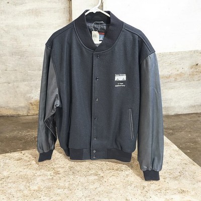 VTG Cisco Systems Wool black 5 year anniversary jacket button up READ