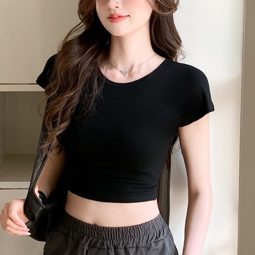 Sommer Freizeit Weiß TShirt für Damen Kurzarm Rundhals Polyester M bis 2XL - Picture 12 of 28