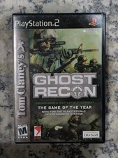 Tom Clancy's Ghost Recon (Sony PlayStation 2 PS2, 2002) Game, Case, and Manual 