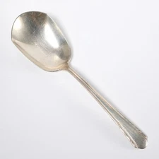 Alvin Mfg Maytime Sterling Silver Large Solid Berry Casserole Serving Spoon 8.75