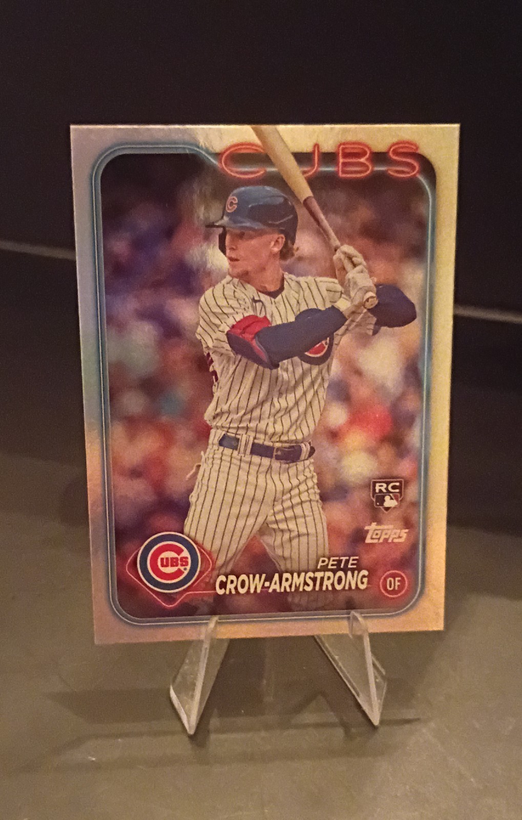 2024 Topps Series 2 - Pete Crow-Armstrong #407 Rainbow Foil (RC)