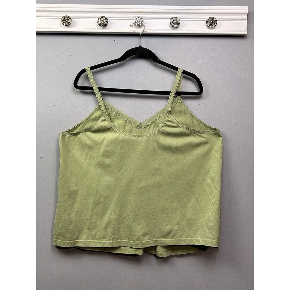 Regata Venezia Feminina 22/24 Renda Verde Lantejoulas Coquete Y2K Retrô Plus Size - Imagem 2 de 4