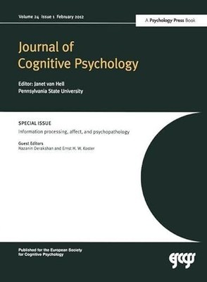 Information Processing, Affect and Psychopathology: A Special Issue of the Jour