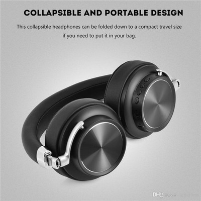 VJJB Foldable Bluetooth On-Ear Headphones (/RT6-19323-BLUETOOTHHEADPHONES-UG)