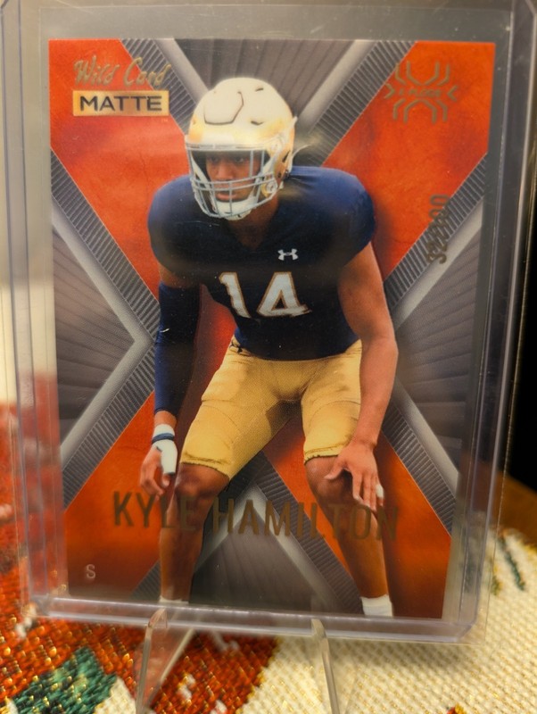 🔥 Kyle Hamilton 2022 Wild Card Matte XPLODE SP #/100 RC *ALL PRO PRO BOWLER