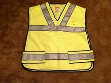 Mens 5.11 Tactical Series Safety Reflective Vest Hi Yellow Regular (Large - XL)