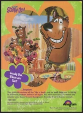 SCOOBY-DOO - Original 1999 Trade AD / ADVERT / Anagram mylar balloon promo