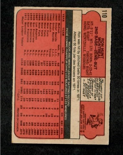 1972 OPC O-PEE-CHEE BASBALL YOU CHOOSE FROM LIST 1-175 ** FLATE RATE S&H** - Picture 210 of 376