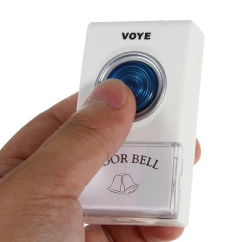 DOPPIO CAMPANELLO WIRELESS SENZA FILI con 2 ricevitore e 1 Pulsanti CASA UFFICIO - Foto 4 di 8