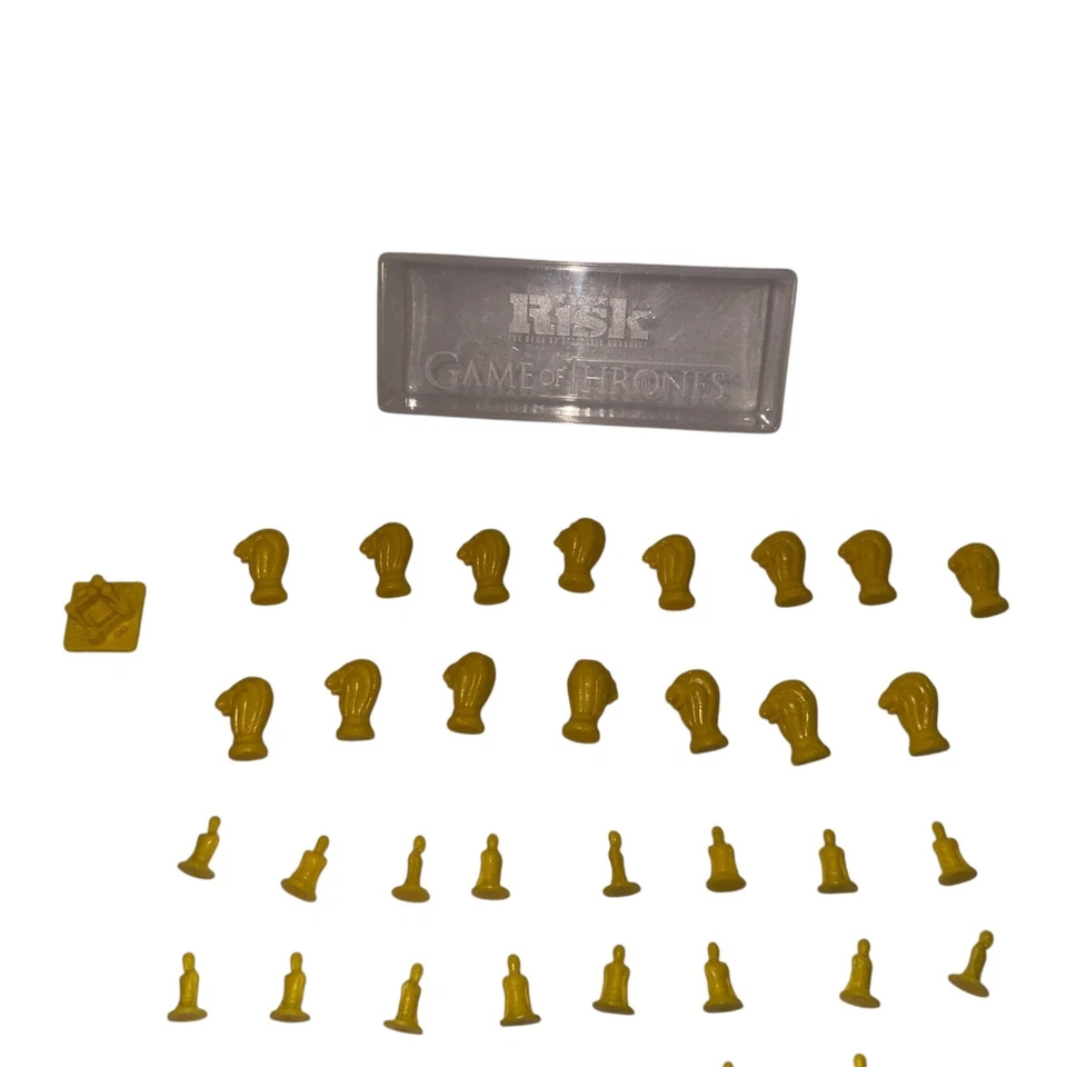 Nuevo Abierto Hasbro Risk Juego de Tronos Juego de Mesa Lannister Ejército Piezas Piezas Piezas Foto 2 de 3