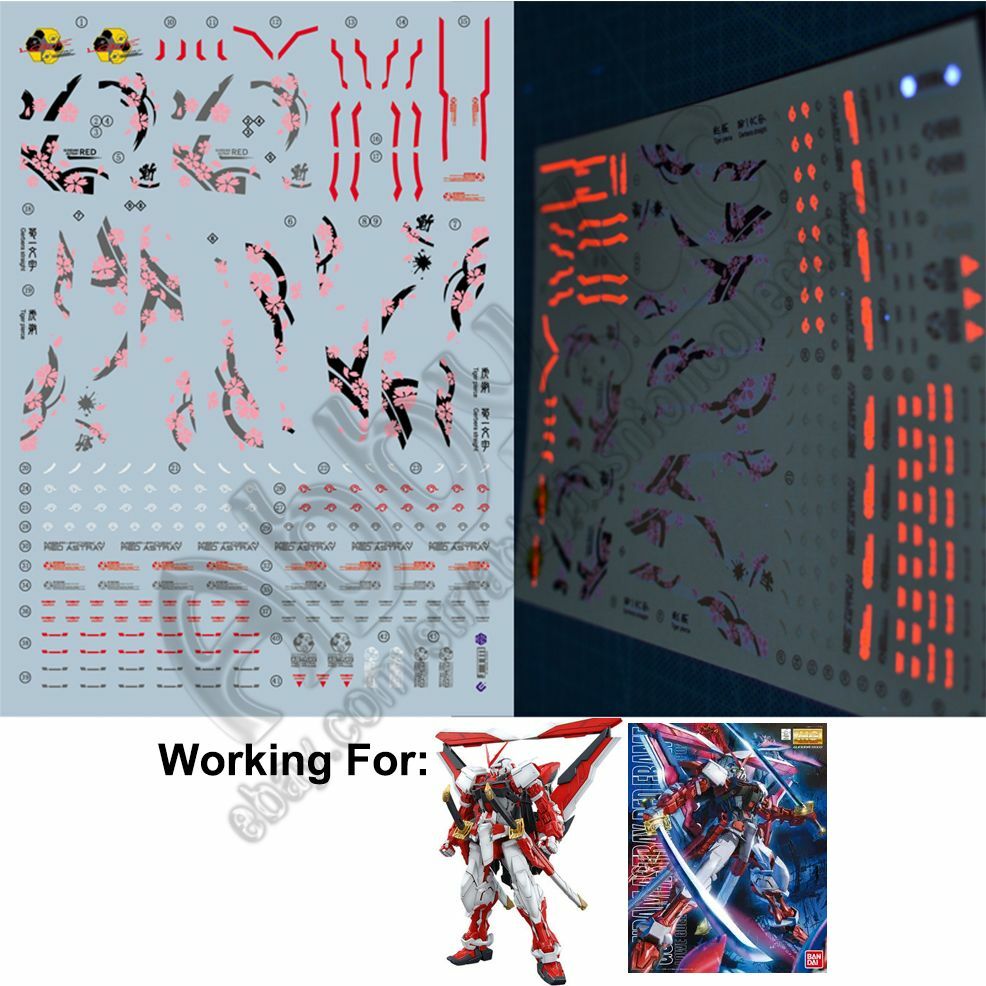 for MG 1/100 Astray Red Frame Kai HiRM Style Fluorescence