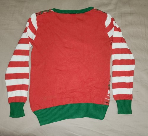 The Grinch Kids 100% Cotton Ugly Sweater Naughty & Nice Size S 6/6X - Picture 4 of 6