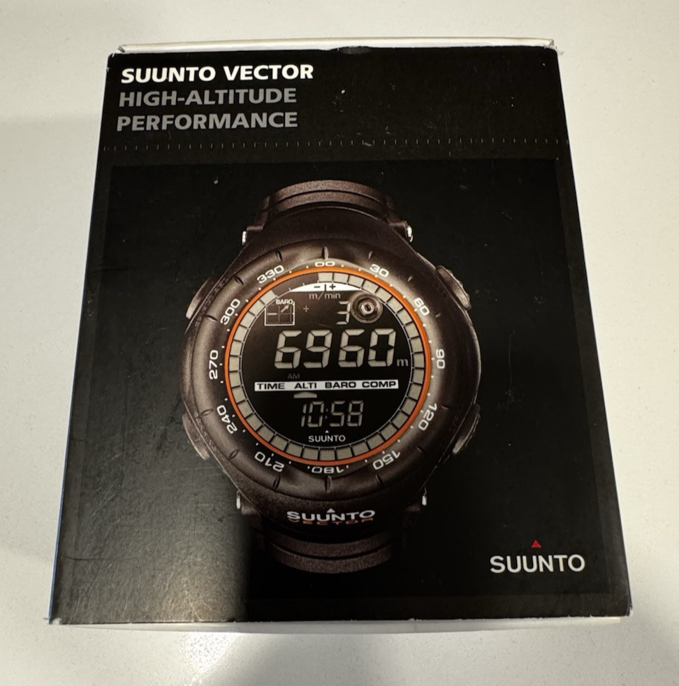 Suunto Vector X Black Watch- Altimeter Barometer Compass Suunto Vector X Black Watch- Altimeter Barometer Compass