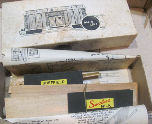 HO 1:87 sc MAIN LINE MODELS SHEFFIED SEALECT MILK 50' EXPRESS REEFER FREIGHT CAR