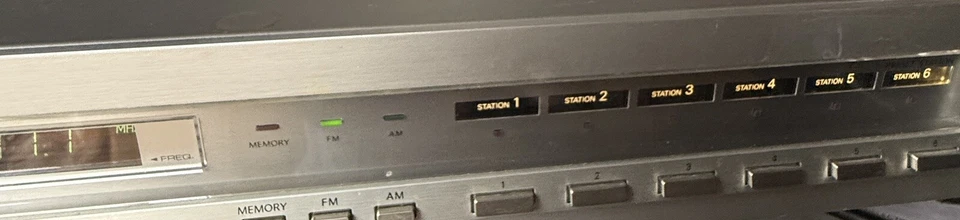 Sintonizador AM/FM Onkyo de cuarzo sintetizado T-25 120 V 60 Hz 20 vatios probado FUNCIONA Foto 3 de 4