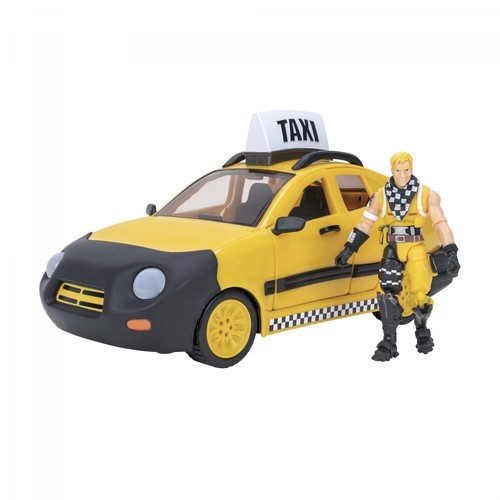 FORTNITE TAXI FORTNITE Con Figura Di 10CM Auto FORTNITE CABBIE TAXIFAHRER - Foto 2 di 2