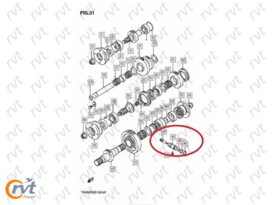 Syugaページ Transfer Case Speedometer Gear Kit Fits Suzuki Samurai SJ413 - OEM