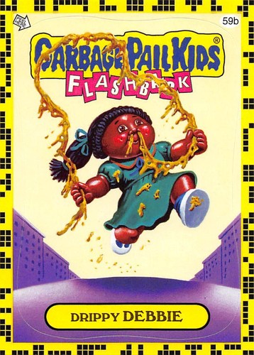 GARBAGE PAIL KIDS 2011 FLASHBACK SERIES 2 PICK-A-CARD YELLOW BASE STICKERS TOPPS - Picture 236 of 321