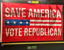 Donald Trump Flag FREE USA SHIP Save A Vote Republican R Desantis USA Sign 3x5'