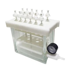 12 Position Solid Phase Extraction Vacuum SPE Manifold