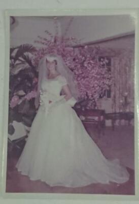 Vintage Colour   Wedding Photo Picture - Bride    18 x 13cm (7x5'')