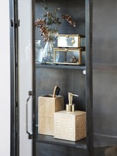 Chic Antique Zahnputzbecher Zahnbecher Weiß Porzellan Becher Shabby 62087-20 