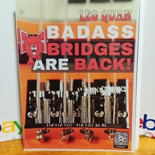 LEO QUAN BADASS BRIDGE  BASS BRIDGE  2022 PRINT AD 11 X 8.5  B6