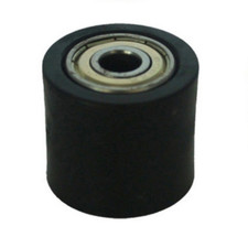2Pcs 8mm Chain Roller Pulley Tensioner Wheel Cylinder for Bike Atv Go-kart Black