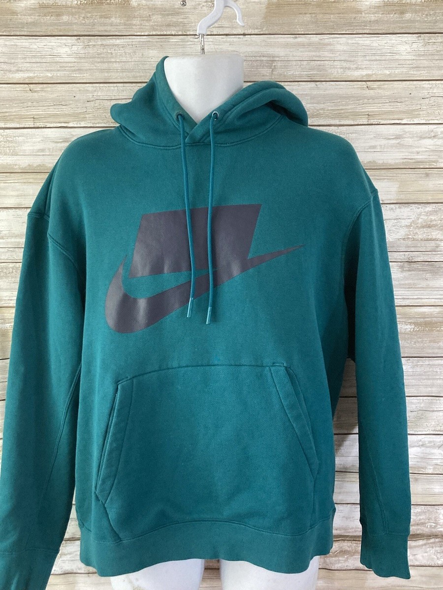 NIKE NSW Not A Sample Hoodie size M mens Teal Turquoise J372