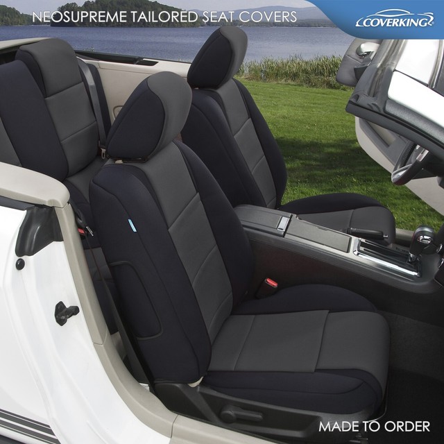 Coverking Neosupreme Custom Front Seat Covers for Ford Mustang Made