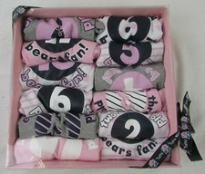 Chicago Bears NFL Outer Stuff Girls One Year Set - Includes 12 Snapsuits